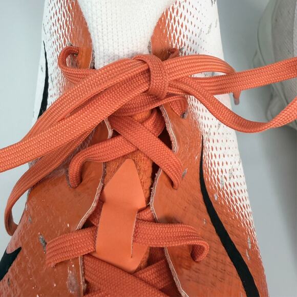 Nike Vapor Untouchable Pro 3 Football Cleats White Orange Hyper AO3021-118 13 - Picture 11 of 13